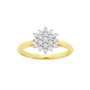 9ct-Gold-Diamond-Starburst-Cluster-Ring Sale