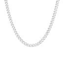 Italian-Silver-50cm-Solid-Curb-Chain Sale