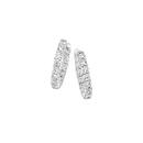 Silver-CZ-25x18mm-Inside-Out-Huggie-Earrings Sale