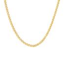 9ct-Gold-45cm-Solid-Diamond-Cut-Marine-Chain Sale