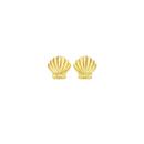 9ct-Gold-Clam-Stud-Earrings Sale