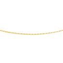 9ct-Gold-50cm-Solid-Diamond-Cut-Oval-Belcher-Chain Sale