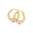 9ct-Gold-Two-Tone-9mm-Heart-Creole-Earrings Sale