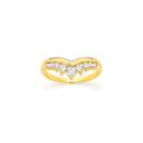 Alora-9ct-Gold-Lab-Grown-Diamond-V-Shape-Ring Sale