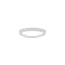 9ct-White-Gold-Diamond-Claw-Set-Band Sale