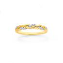 9ct-Gold-Diamond-Stacker-Ring Sale