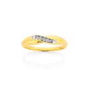 9ct-Gold-Diamond-Crossover-Ring Sale