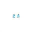 9ct-Gold-Sky-Blue-Topaz-Stud-Earrings Sale
