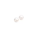 Sterling-Silver-Button-Pearl-Stud-Earrings Sale