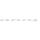 Sterling-Silver-Man-Made-Opal-Cubic-Zirconia-19cm-Bracelet Sale