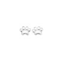 Sterling-Silver-Paw-Print-Stud-Earrings Sale