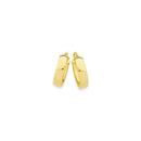 9ct-Gold-4x10mm-Half-Round-Hoop-Earrings Sale