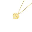 9ct-Gold-Diamond-set-Mum-Heart-Locket Sale