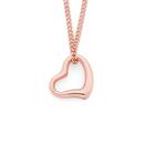 9ct-Rose-Gold-Floating-Heart-Pendant Sale