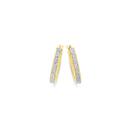 9ct-Gold-15mm-Glitter-Hoop-Earrings Sale