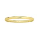 9ct-Gold-on-Silver-6x65mm-Polished-Half-Round-Bangle Sale