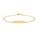 9ct-Gold-19cm-Solid-Curb-Identity-Bracelet Sale