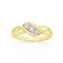 9ct-Gold-Diamond-Trilogy-Ring Sale