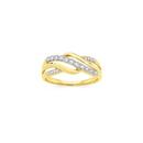 9ct-Gold-Diamond-Crossover-Ring Sale