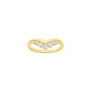 9ct-Gold-Diamond-V-Shape-Ring Sale