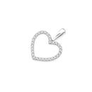 9ct-White-Gold-Diamond-Open-Heart-Pendant Sale