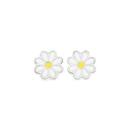 Sterling-Silver-Enamel-Daisy-Stud-Earrings Sale