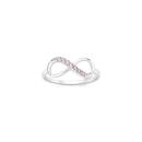 Sterling-Silver-Cubic-Zirconia-Fine-Infinity-Ring Sale
