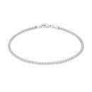 Italian-Sterling-Silver-19cm-Wheat-Link-Bracelet Sale