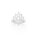 Sterling-Silver-Lotus-Dress-Ring Sale