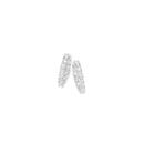 Silver-CZ-25x16mm-Inside-Out-Huggie-Earrings Sale