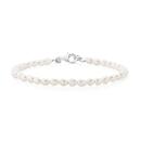Sterling-Silver-Rice-Pearl-182cm-Bracelet Sale
