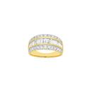 Alora-9ct-Gold-2-Carats-TW-Lab-Grown-Diamond-Three-Row-Dress-Band Sale