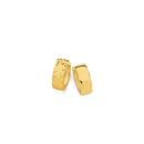 9ct-Gold-10mm-Diamond-Cut-Polish-Reversible-Huggie-Earrings Sale