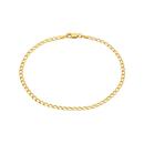 9ct-Gold-19cm-Solid-Open-Curb-Bracelet Sale