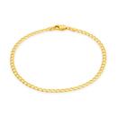 9ct-Gold-20cm-Bevelled-Curb-Bracelet Sale