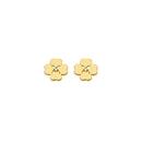 9ct-Gold-Four-Leaf-Clover-Stud-Earrings Sale