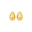 9ct-Gold-Polished-Teardrop-Stud-Earrings Sale