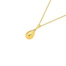 9ct-Gold-Large-Puff-Teardrop-Pendant Sale