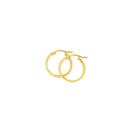 9ct-Gold-3x15mm-Half-Round-Hoop-Earrings Sale