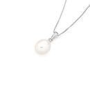 Sterling-Silver-Pearl-Drop-Pendant Sale