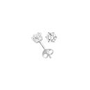 Sterling-Silver-Cubic-Zirconia-Tulip-Basket-Stud-Earrings Sale