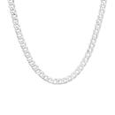 Sterling-Silver-50cm-Concave-Curb-Chain-Made-In-Italy Sale