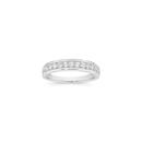 Sterling-Silver-Cubic-Zirconia-Anniversary-Band-Size-O Sale