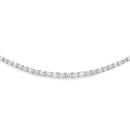Sterling-Silver-Cubic-Zirconia-455cm-Graduated-Tennis-Necklace Sale