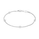 Sterling-Silver-19cm-4-Ball-Snake-Bracelet-Made-In-Italy Sale