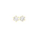 9ct-Gold-Cubic-Zirconia-Stud-Earrings Sale