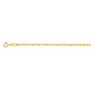 9ct-Gold-19cm-Hollow-Double-Oval-Belcher-Bracelet Sale