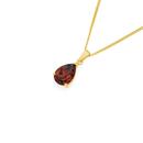 9ct-Gold-Garnet-Pendant Sale