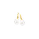 9ct-Gold-Cultured-Freshwater-Pearl-Teardrop-Hook-Earrings Sale