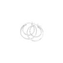 Silver-25mm-Twisted-Double-Hoop-Earrings Sale